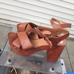 Women’s block platform heels